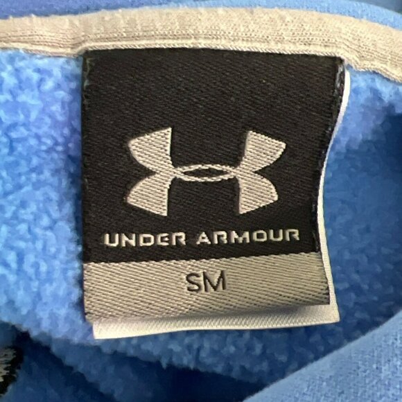 UNDER ARMOUR Pullover Hoodie Blue Men's Sz Small Nearly New - Picture 5 of 7